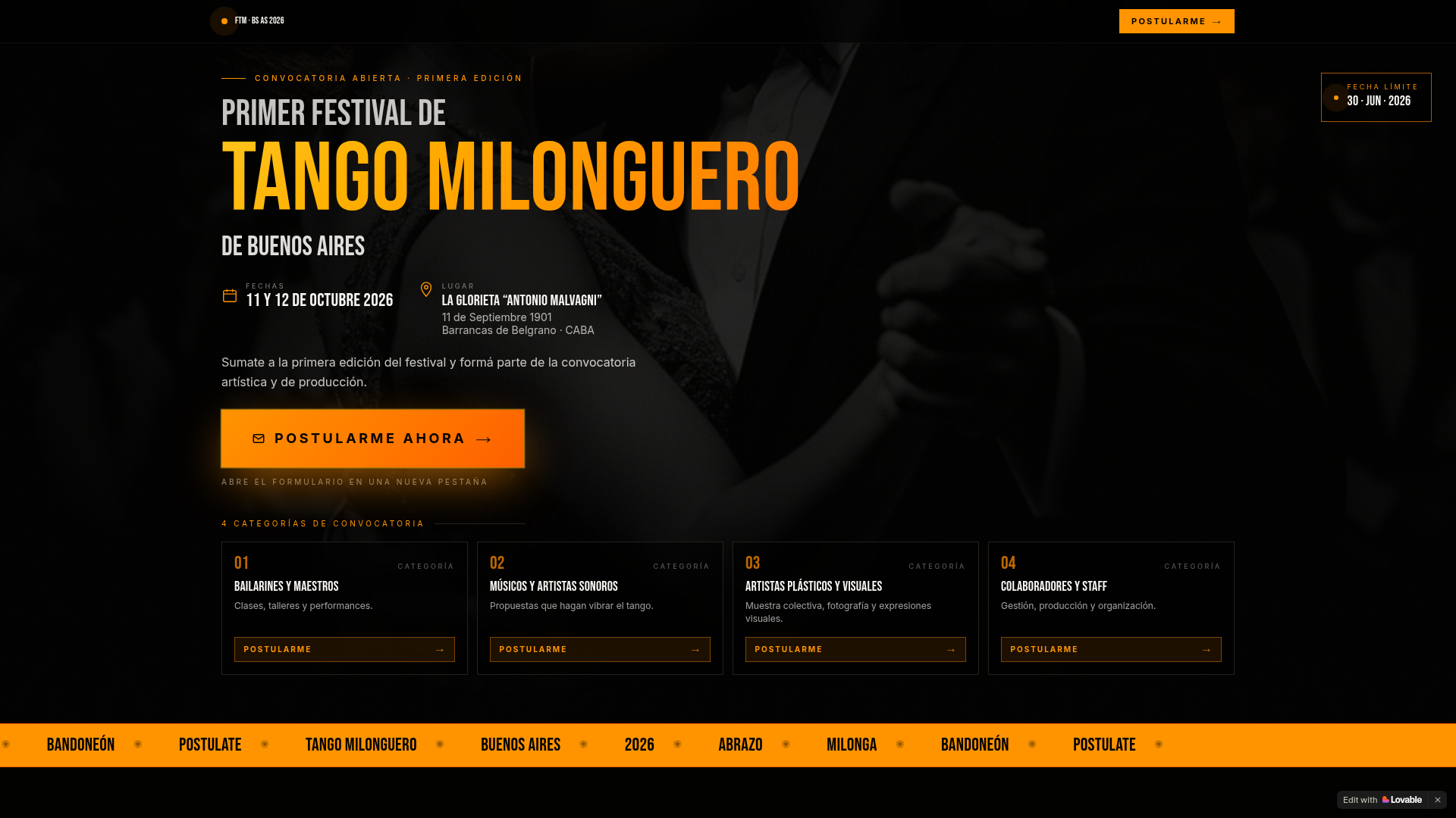 Festival de Tango Milonguero de Buenos Aires